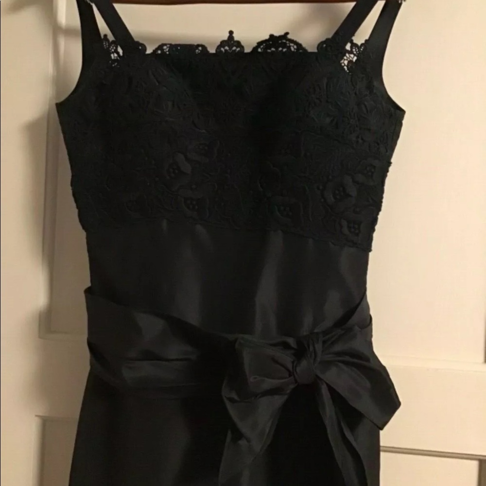 Elie Saab Lace Bodice Silk Blend Dress $3500 - Picture 4 of 10